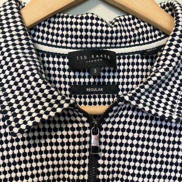 Men's Black and White Checkered Shirt - Picture 2 of 6